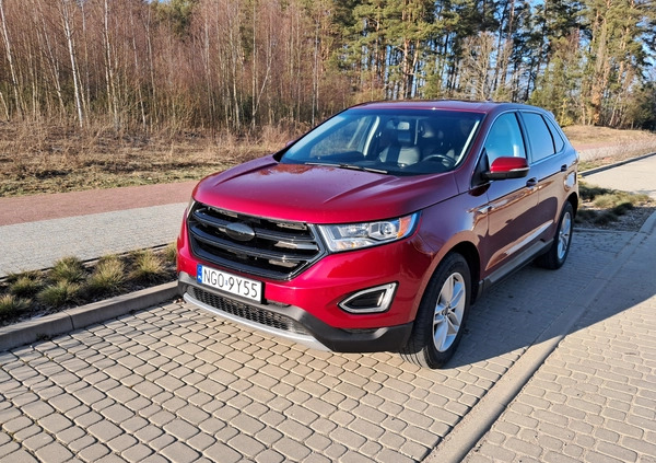 Ford EDGE cena 70999 przebieg: 152000, rok produkcji 2017 z Gołdap małe 191
